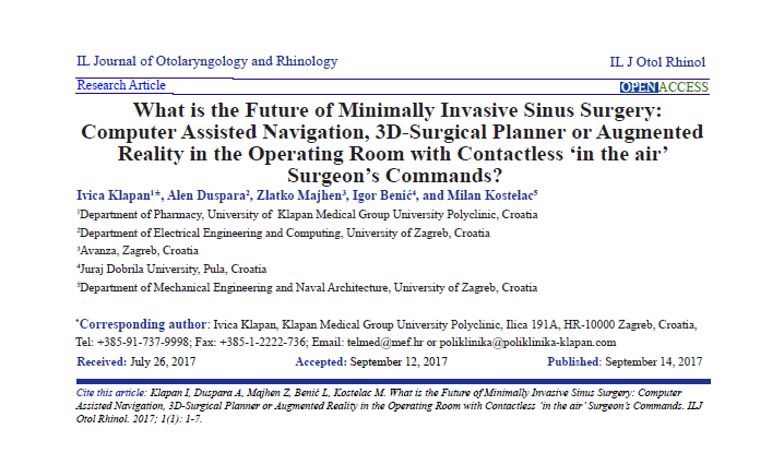 Journal of Otolaryngology and Rhinology